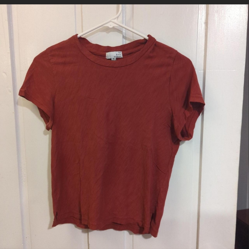 Pink Cropped T Shirt